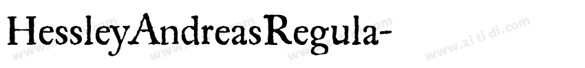 HessleyAndreasRegula字体转换