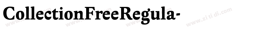 CollectionFreeRegula字体转换