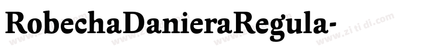 RobechaDanieraRegula字体转换