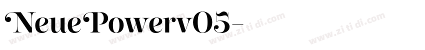 NeuePowerv05字体转换 NeuePowerv05字体转换