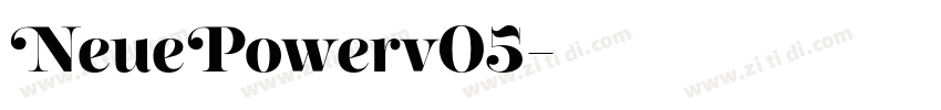 NeuePowerv05字体转换 NeuePowerv05字体转换