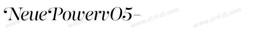 NeuePowerv05字体转换 NeuePowerv05字体转换
