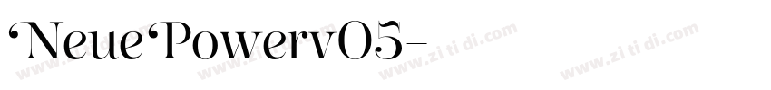NeuePowerv05字体转换 NeuePowerv05字体转换