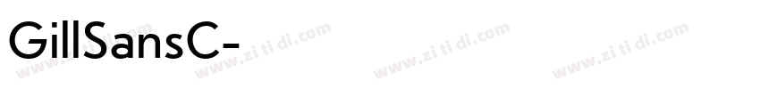 GillSansC字体转换