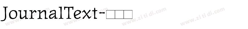 JournalText字体转换