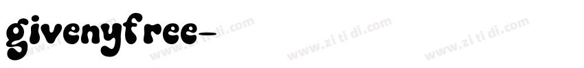givenyfree字体转换
