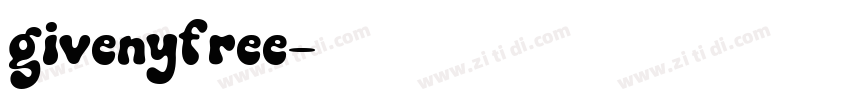 givenyfree字体转换