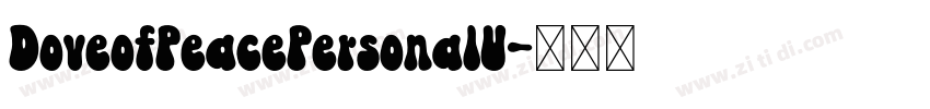DoveofPeacePersonalU字体转换
