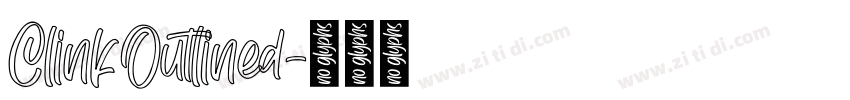 ClinkOutlined字体转换