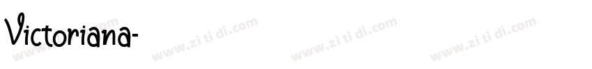 Victoriana字体转换