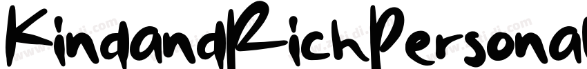 KindandRichPersonalU字体转换