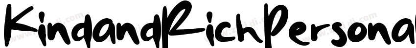 KindandRichPersonalU字体转换