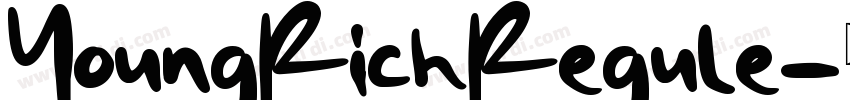 YoungRichRegule字体转换