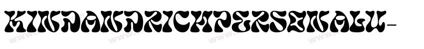 KindandRichPersonalU字体转换