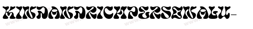 KindandRichPersonalU字体转换