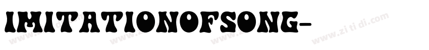 ImitationofSong字体转换