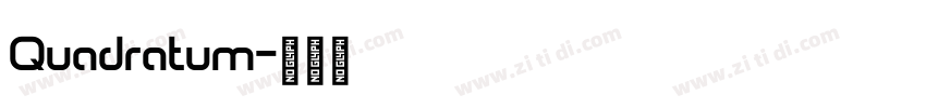 Quadratum字体转换
