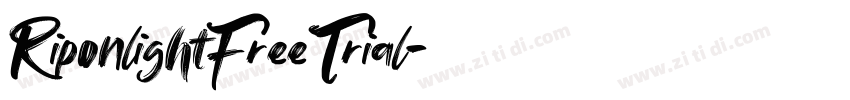 RiponlightFreeTrial字体转换