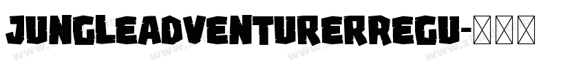 JungleAdventurerRegu字体转换