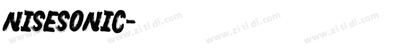 NiseSonic字体转换