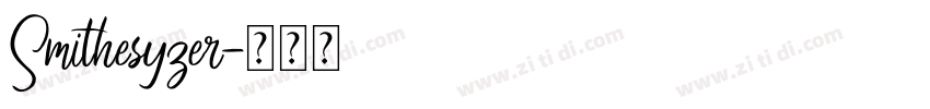Smithesyzer字体转换