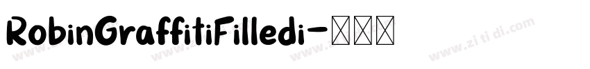RobinGraffitiFilledi字体转换