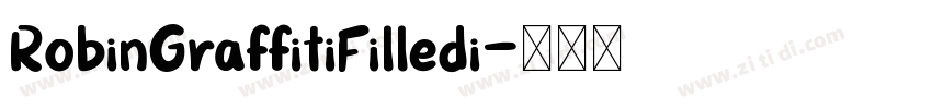 RobinGraffitiFilledi字体转换