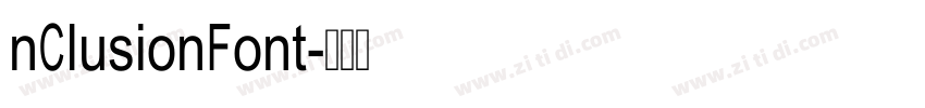 nClusionFont字体转换