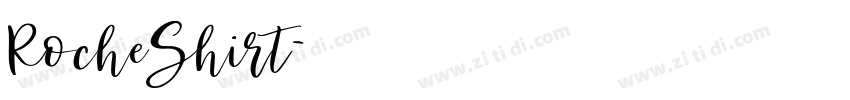 RocheShirt字体转换