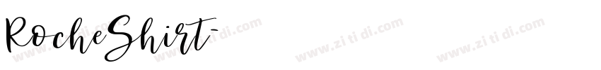 RocheShirt字体转换