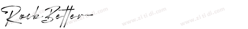 RockBetter字体转换