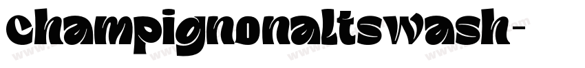 champignonaltswash字体转换