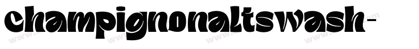 champignonaltswash字体转换