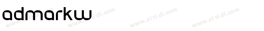 AdmarkW01字体转换