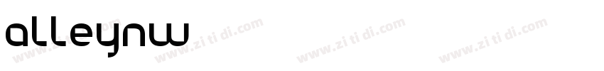 AlleynW01字体转换