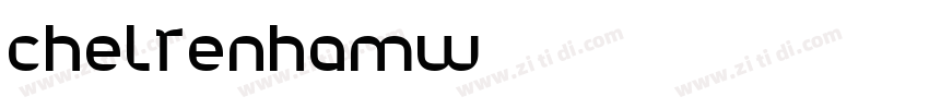 CheltenhamW01字体转换