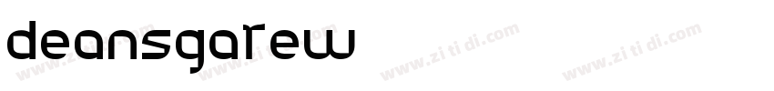 DeansgateW01字体转换