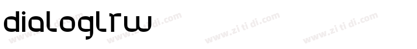 DialogLTW01字体转换