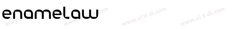 EnamelaW01字体转换