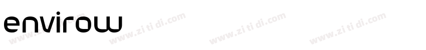 EnviroW01字体转换