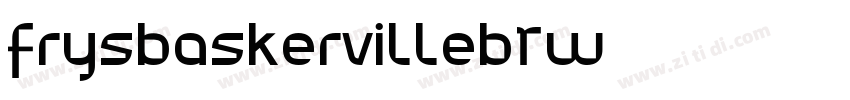 FrysBaskervilleBTW01字体转换
