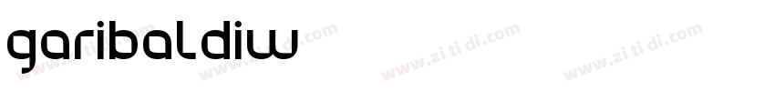 GaribaldiW01字体转换