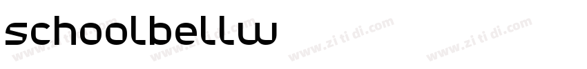 Schoolbellw01字体转换