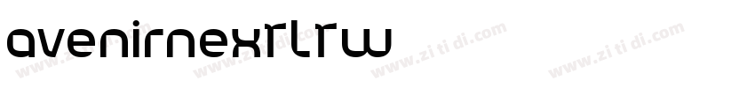 avenirnextltw01字体转换