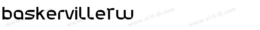 baskervilleTW01字体转换