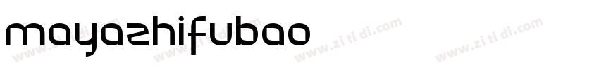 mayazhifubao01字体转换