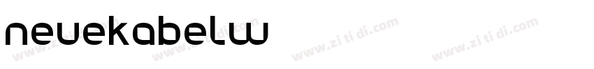 neuekabelw01字体转换