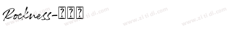 Rockness字体转换