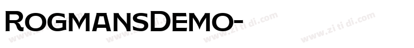 RogmansDemo字体转换