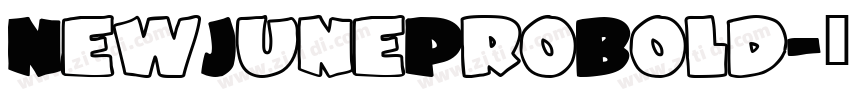 NewJuneProBold字体转换